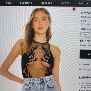 Thistle and Spire Smokin Mirrors Bodysuit